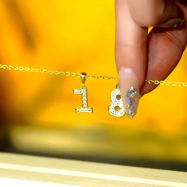 14K Gold-Plated 18 Years Be Young Necklace