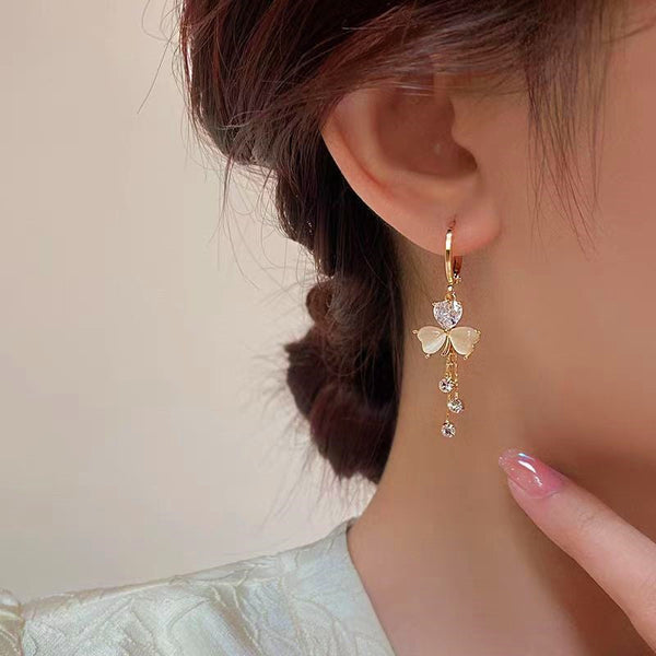 14K Gold-Plated Flower Earrings