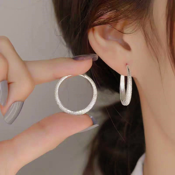 Sterling Silver Hoop Earrings