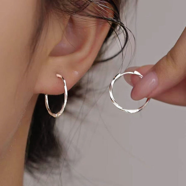 Sterling Silver Hoop Earrings