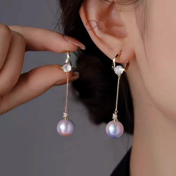 Sterling Silver Pearl Earrings