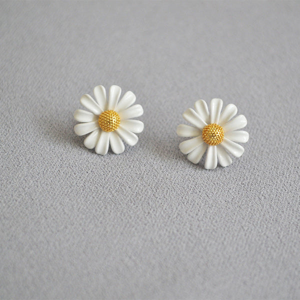 24K Gold-plated Daisy Studs Earrings